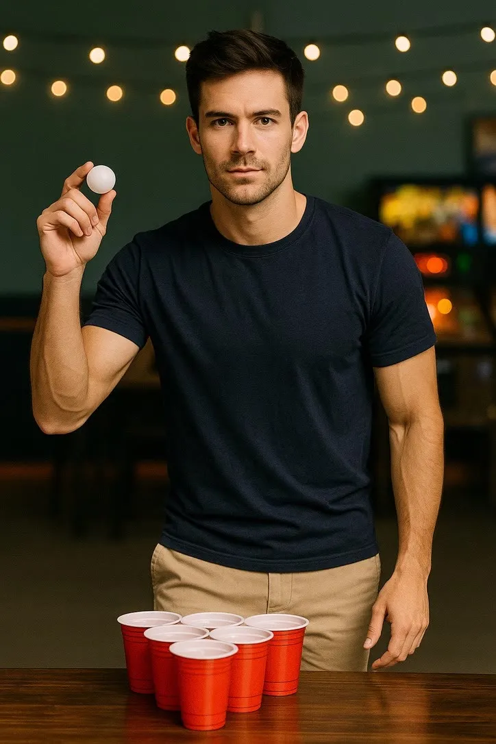 Beer Pong: the preview still the AI Video app shows for this action