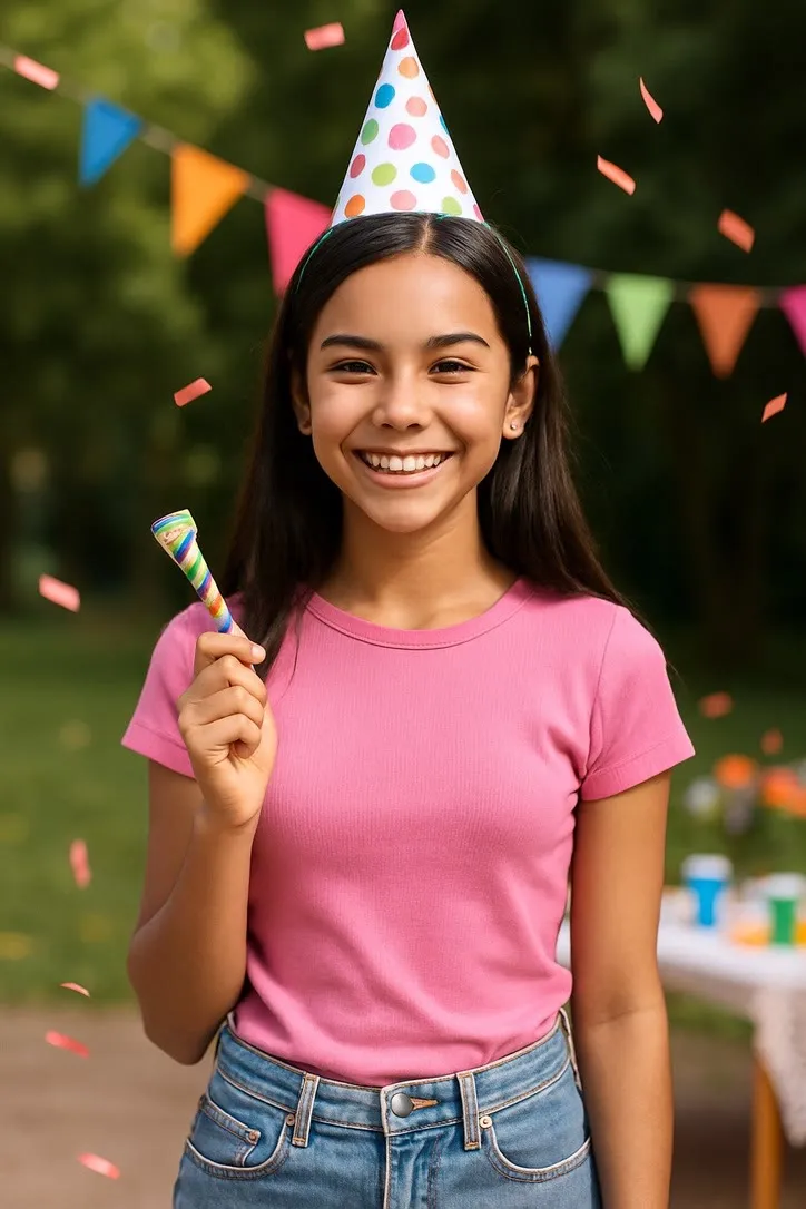 Birthday Party: the preview still the AI Video app shows for this action
