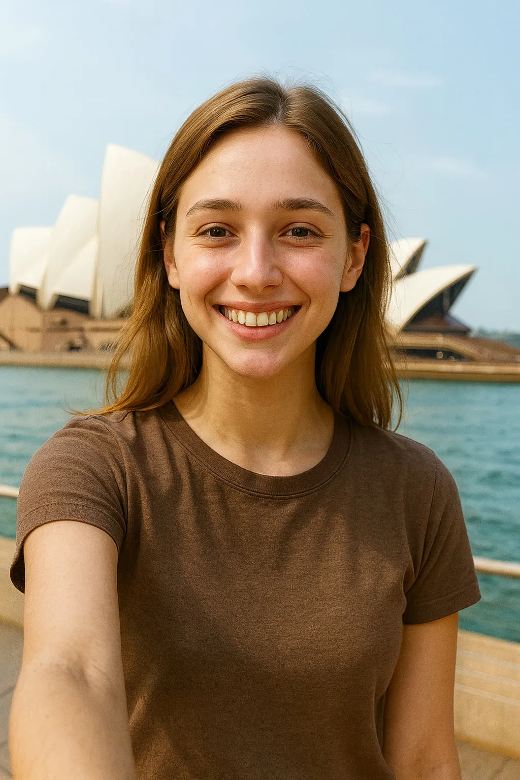 Opera House Selfie: the preview still the AI Video app shows for this action